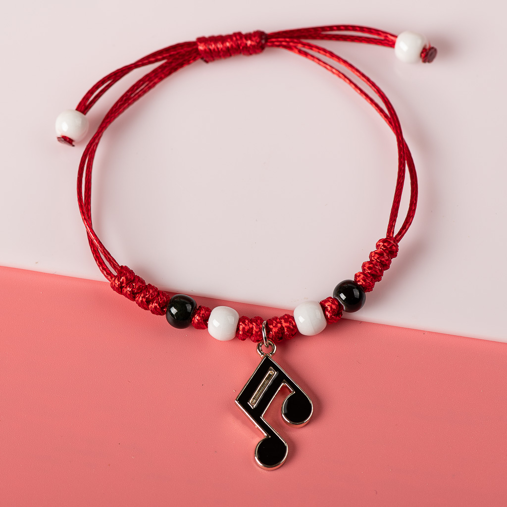 Leuke Metalen Druppelen Glazuur Hanger Armband Hand-Wowen Armbanden Armbanden Voor Vrouwen Meisje Kinderen Mode-sieraden # XN011: Donker Goud