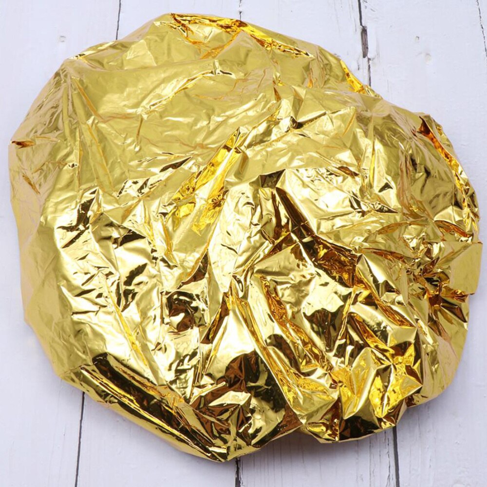 4pcs Hairdressing Cap Aluminum Foil Waterproof Elastic Disposable Hair Coloring Caps Hair Styling Cap Salon Cap for Lady