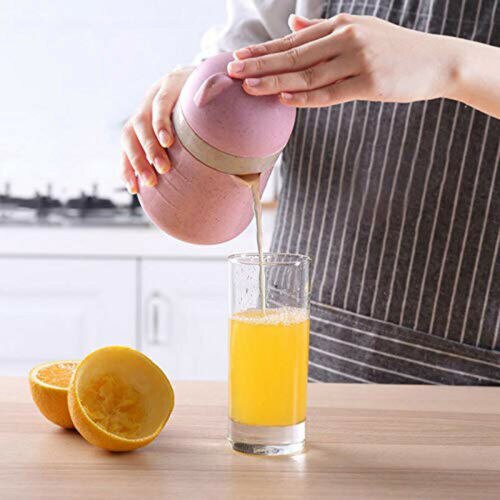 Mini manuel hånd citruspresser orange plastpresser citronfrugtpressesaft miljøvenlige pressere