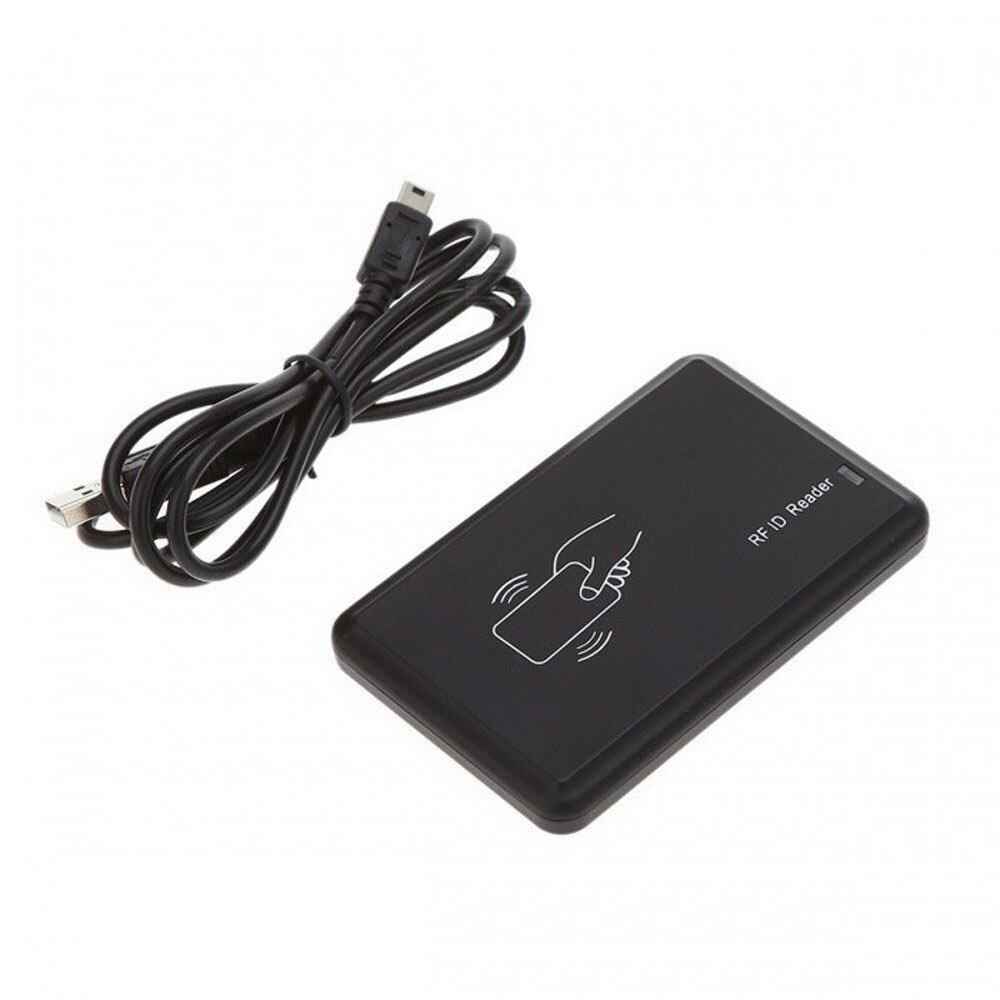 USB Port 125Khz RFID Card Reader EM4100 TK4100 USB Proximity Sensor Smart Card Reader no driver for Access Control System
