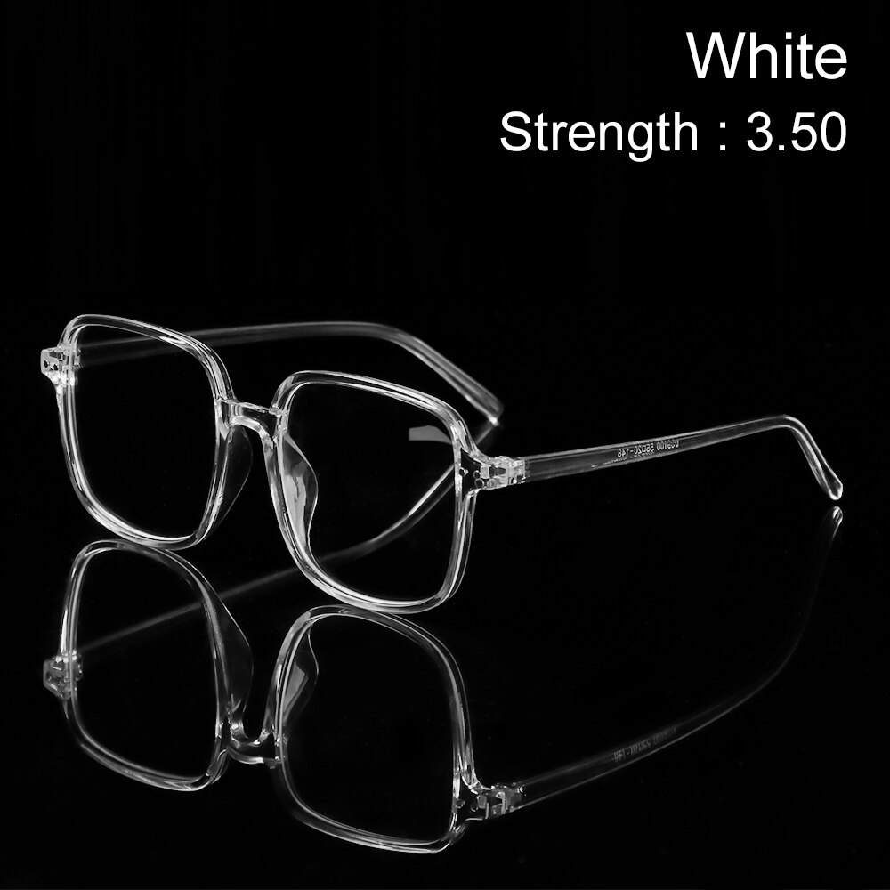 Anti-blauw licht ultralichte high-definition transparante vierkante bril straling myopie bril optische bril  -1.0 ~ -4.0: 15