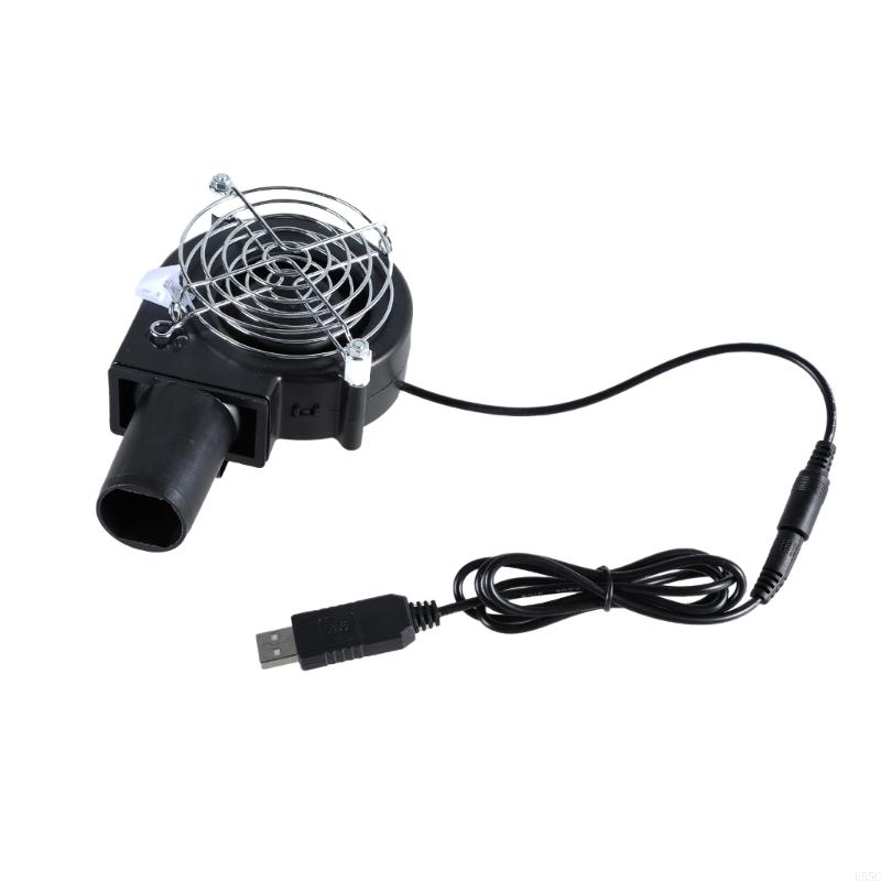 U55C USB Blower Fan 9733 Small Stove Tool For Cooking Heating Camping BBQ Brushless Cooling Centrifugal Fan 4800RPM