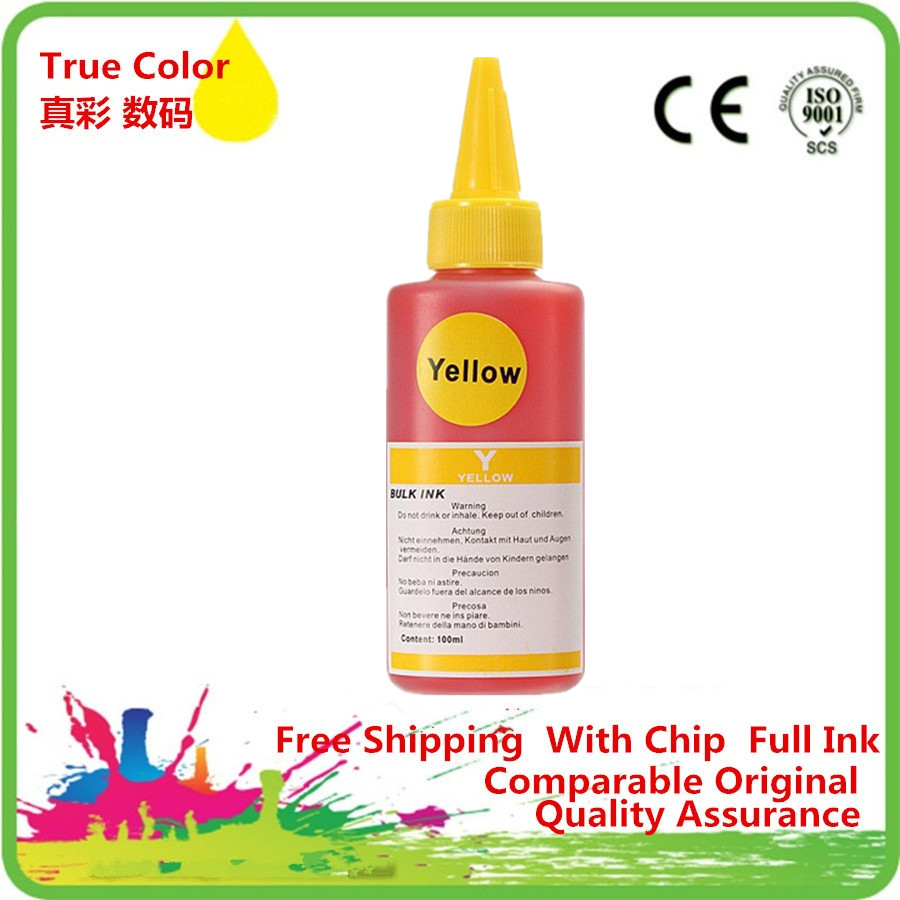 Gespecialiseerde Dye Inkt Kit Voor Alle Printers Fles Top Ciss Refill Inkt Met Levendige Kleur Geen Plug: 1Y