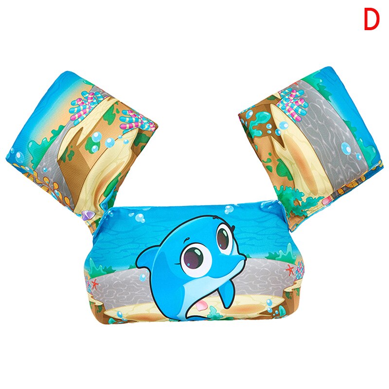 Cartoon Surfen Zwemmen Ring Zwembad Baby Kid Zwemmen Reddingsvest Drijfvermogen 2-7T: D
