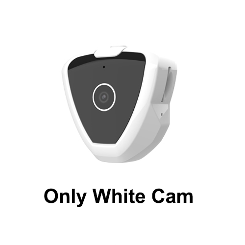 Mini Camera HD 720 P Draadloze Wifi IP Micro Video Camera Surveillance Nachtzicht Motion Actie Detecteert Draagbare Home Security: White Cam