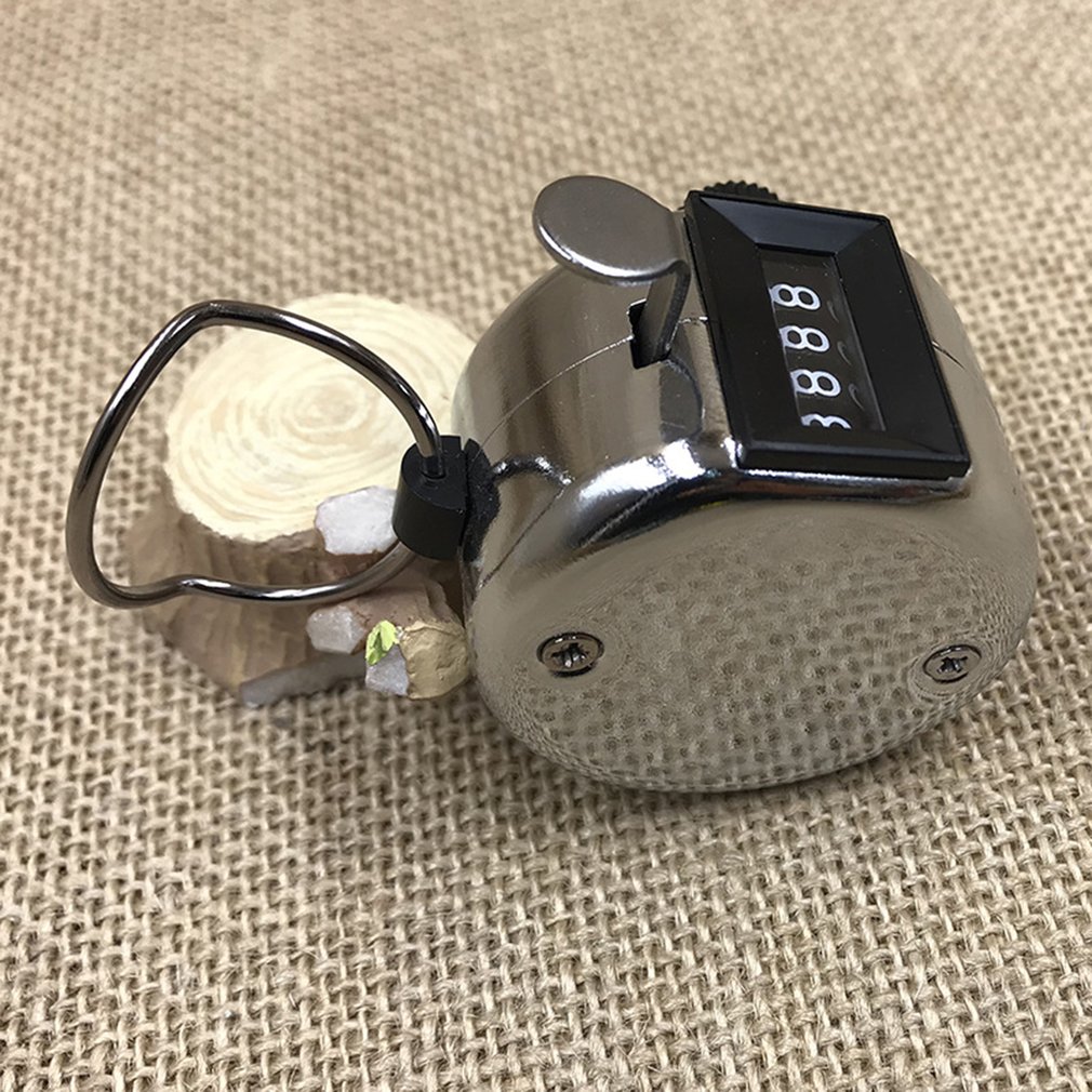 Counter Metal Manual Four-digit Counter Mechanical 0-9999 Engine Room Passenger Flow Station Terminal Counter