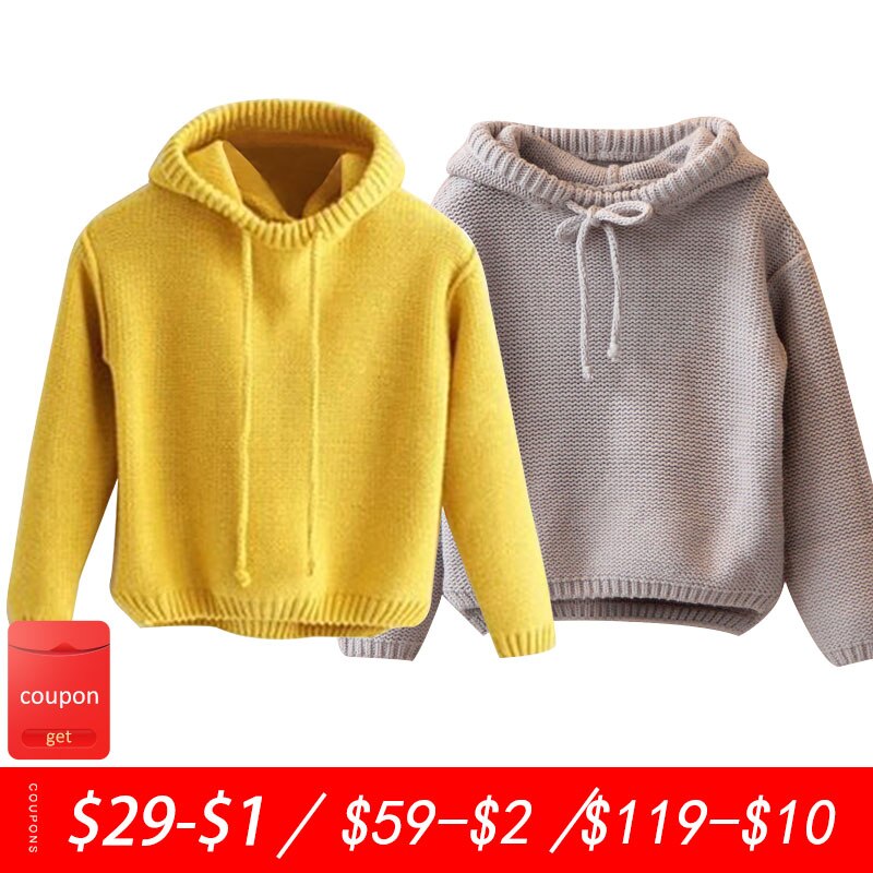 Baby Kleding Herfst En Winter Gebreide Truien Voor Baby Jongens En Meisjes Leuke Kwastje Hooded Warme Gebreide Truien Voor Baby jongens