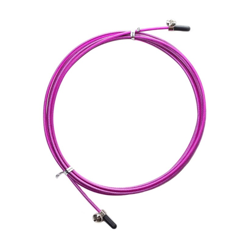 Reserve hop reb 3m udskifteligt ledning kabel hastighed spring reb træning springtov ståltråd træning fitness gear: Z