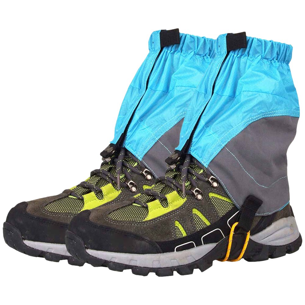Ao ar livre de silicone revestido náilon neve perna polainas à prova dultralight água ultraleve perna proteção guarda sapatos botas capa perna caminhadas escalada