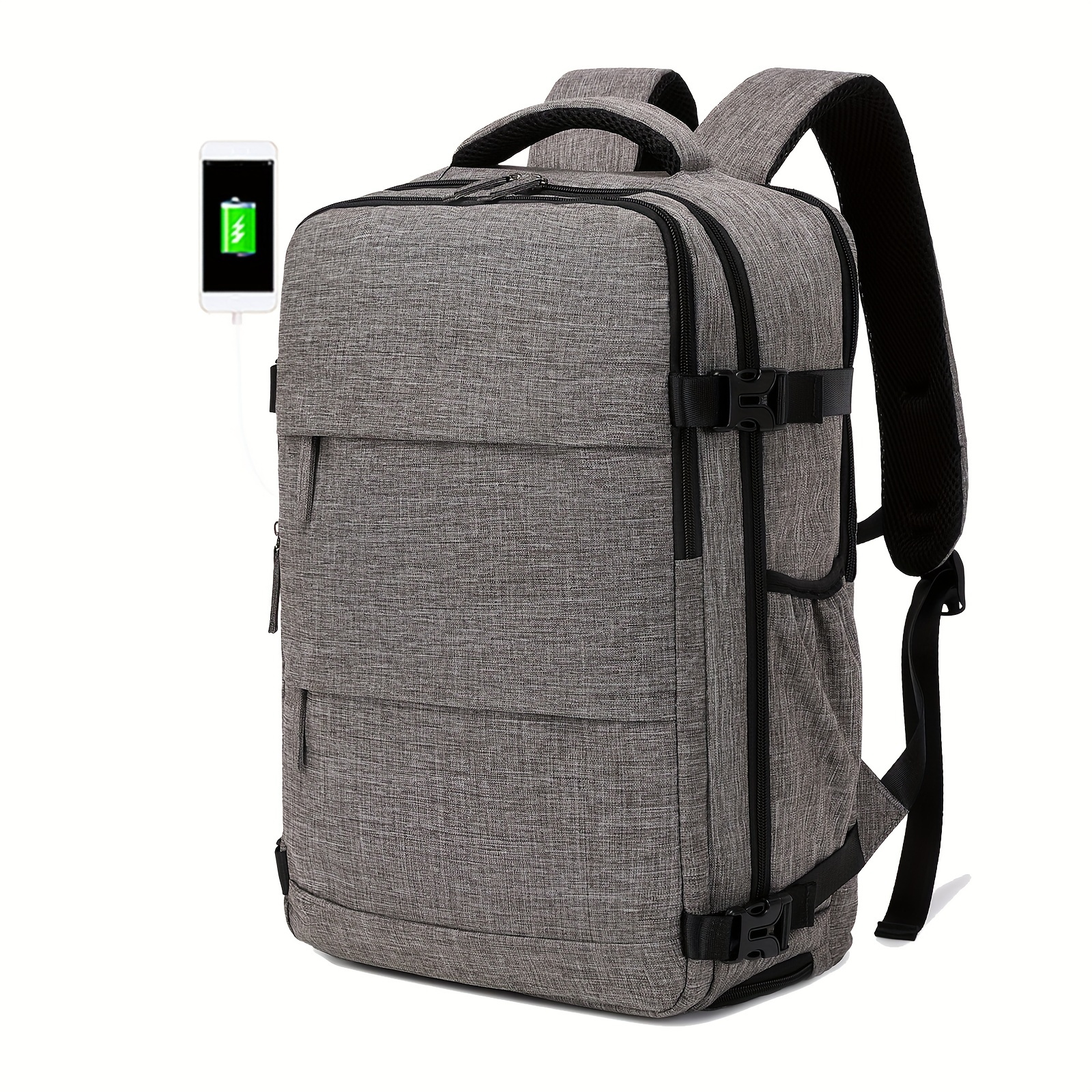 Suradar Mochila Vacpack Con Sellado Al Vacío, B2-grey Whitewith