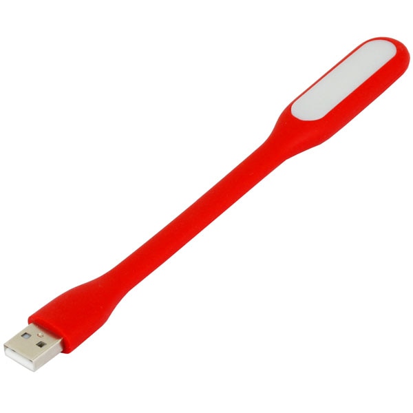 USB LED Light Emergency Lamp Flexible Bendable Reading Book Light Portable Mini Night Light for Power Bank Computer PC Laptop: Red