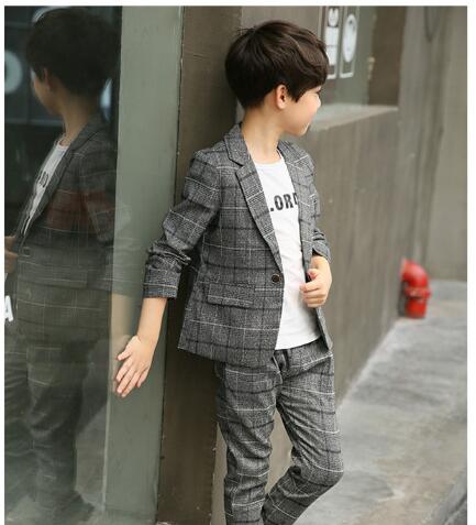 Traje de boda Formal para niños, Blazer de estilo europeo con flores, chaleco, pantalones, traje suave para niños, esmoquin Floral, conjunto de 2