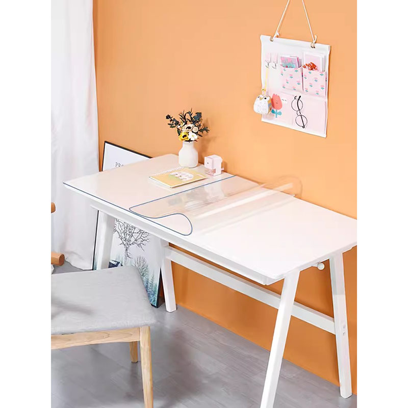 PVC-Tischmatte, Glas, weicher Stoff, Tischdecke, transparent, D' wasserdichte Teppiche und Teppiche für Zuhause, Wohnzimmer, Tischdecke 1,0 mm