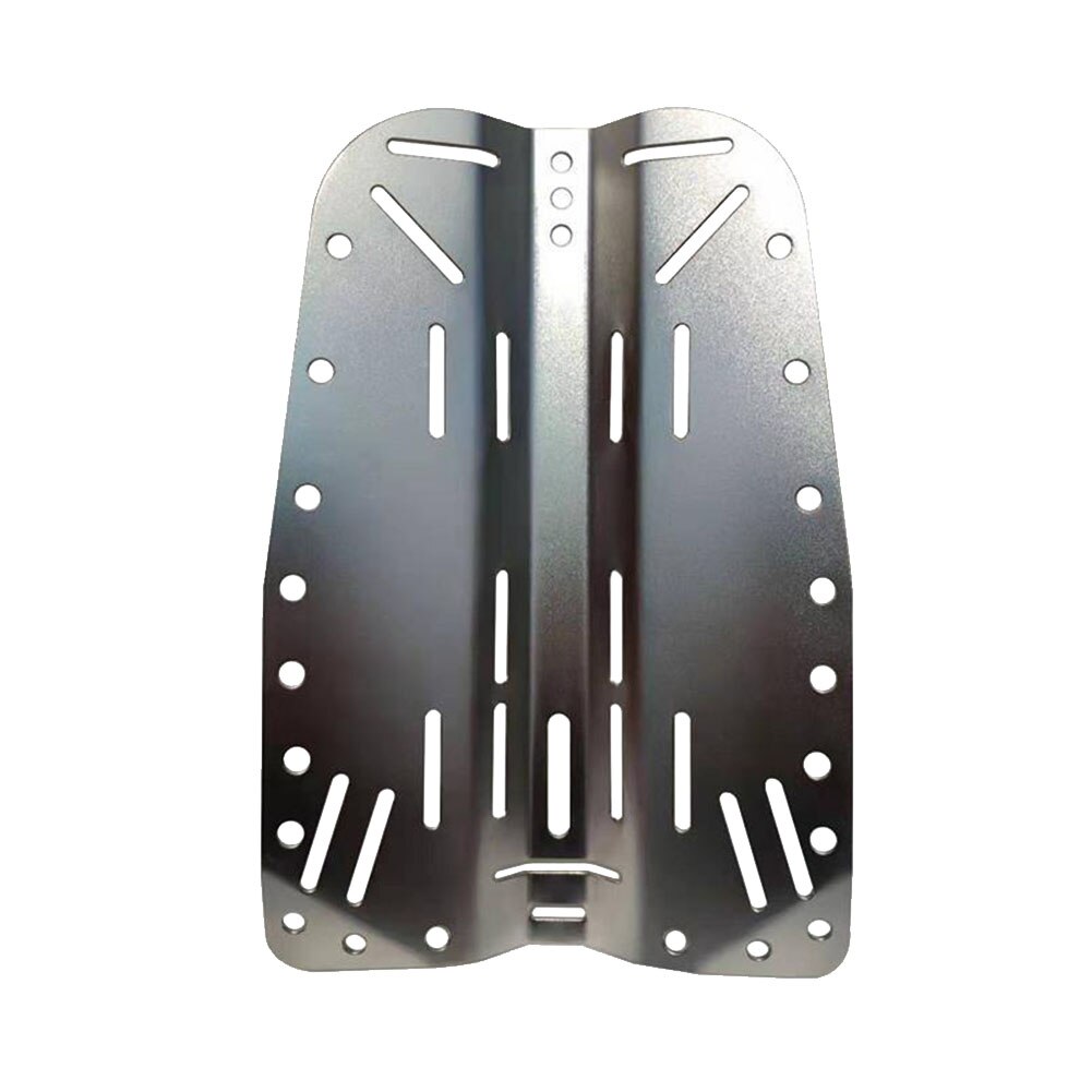 Underwater Sports Equipment Aluminium Adapter Single Tank Diving Back Plate Diver Universal Harness Scuba Heavy Duty BCD Technic: Silver