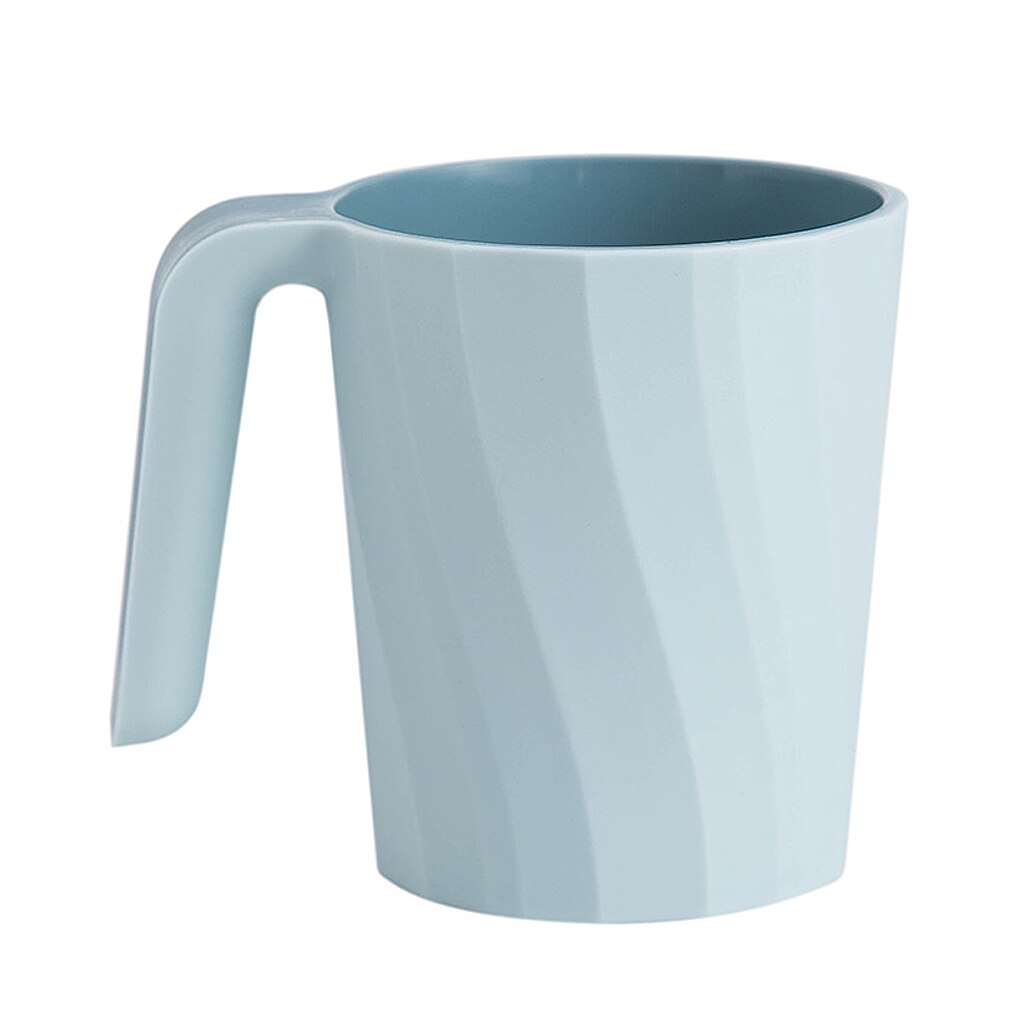 Toothbrush Tooth Cup Plastic Bathroom Tumbler Travel Toiletries Wash Cup Anti-Slip Bathroom Accessories 301 To 400ml For Family: Light Blue