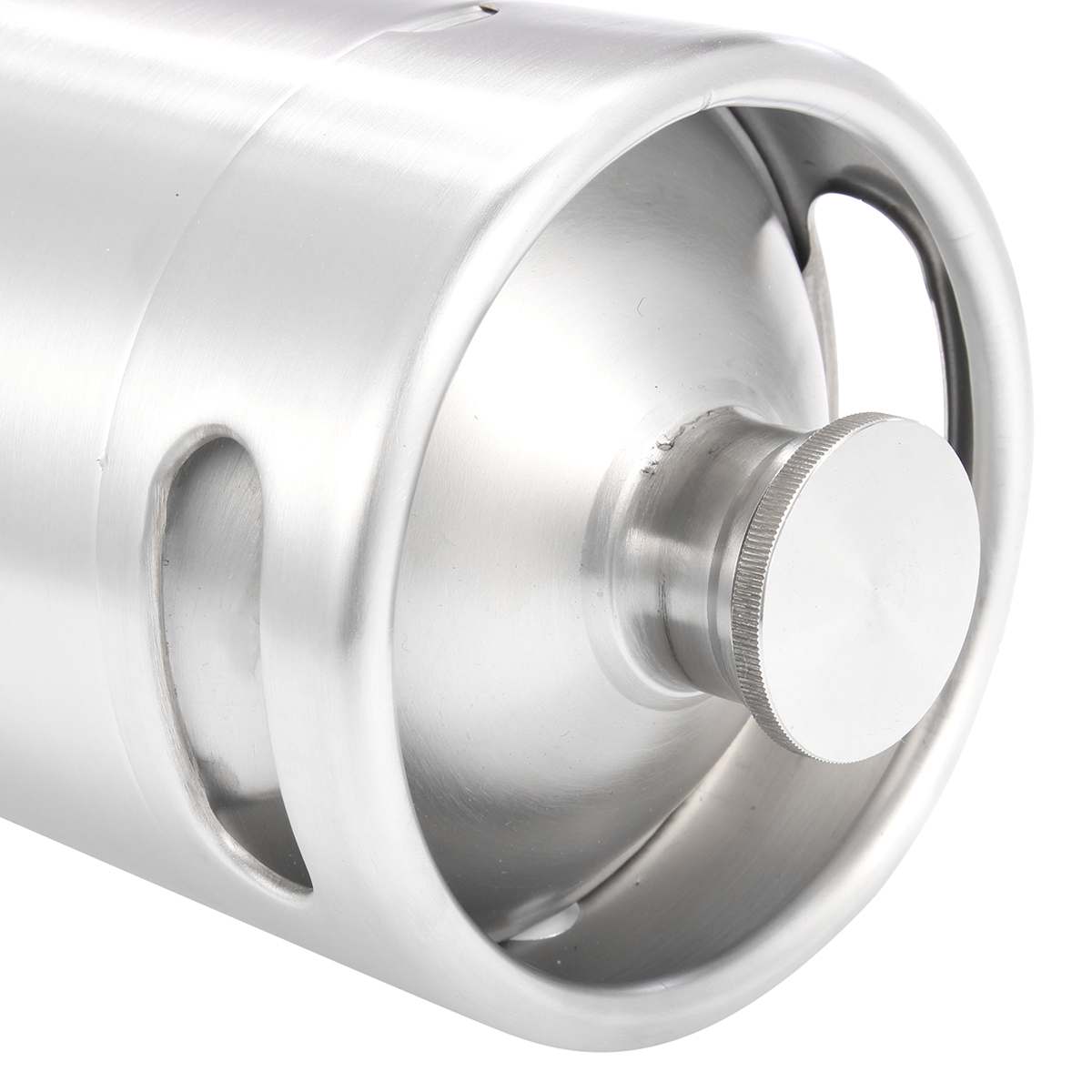 Mini barril de cerveza de acero inoxidable 2L 304, barril presurizado, botella de cerveza portátil duradera, herramienta para fabricar cerveza para Pub doméstico