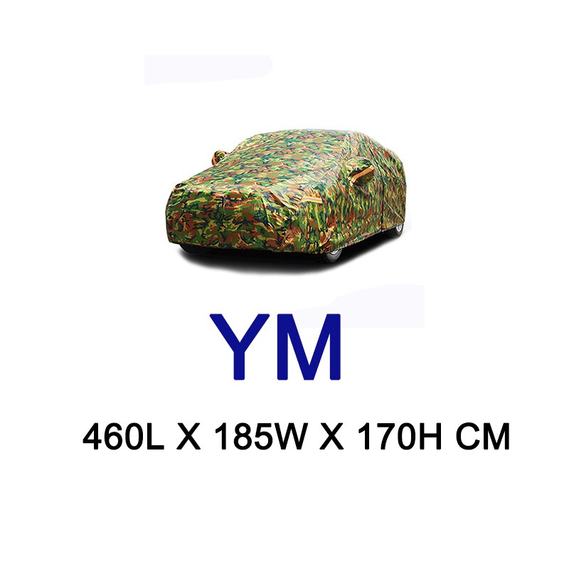 Kayme – housse de voiture de Camouflage étanche, couverture de Protection extérieure contre le soleil, la poussière, la pluie et la neige: YM