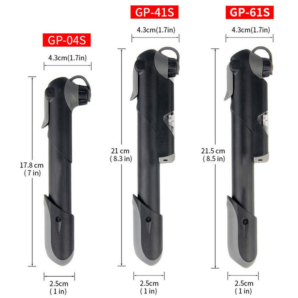 Portable Mini Pump Inflator Bicycle Bike Ultra Light USA/French Nozzle Compatible Bike Useful Pump set