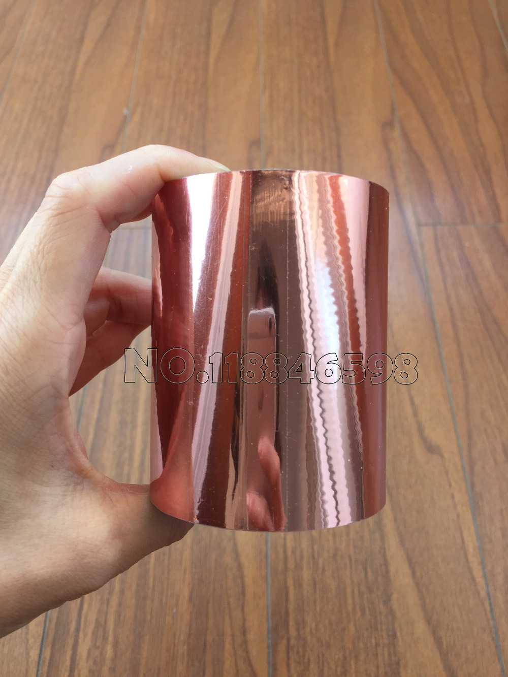 Vacker rosa färg foliepappersstämpellåda/plast/ppc/pvc/pp-material