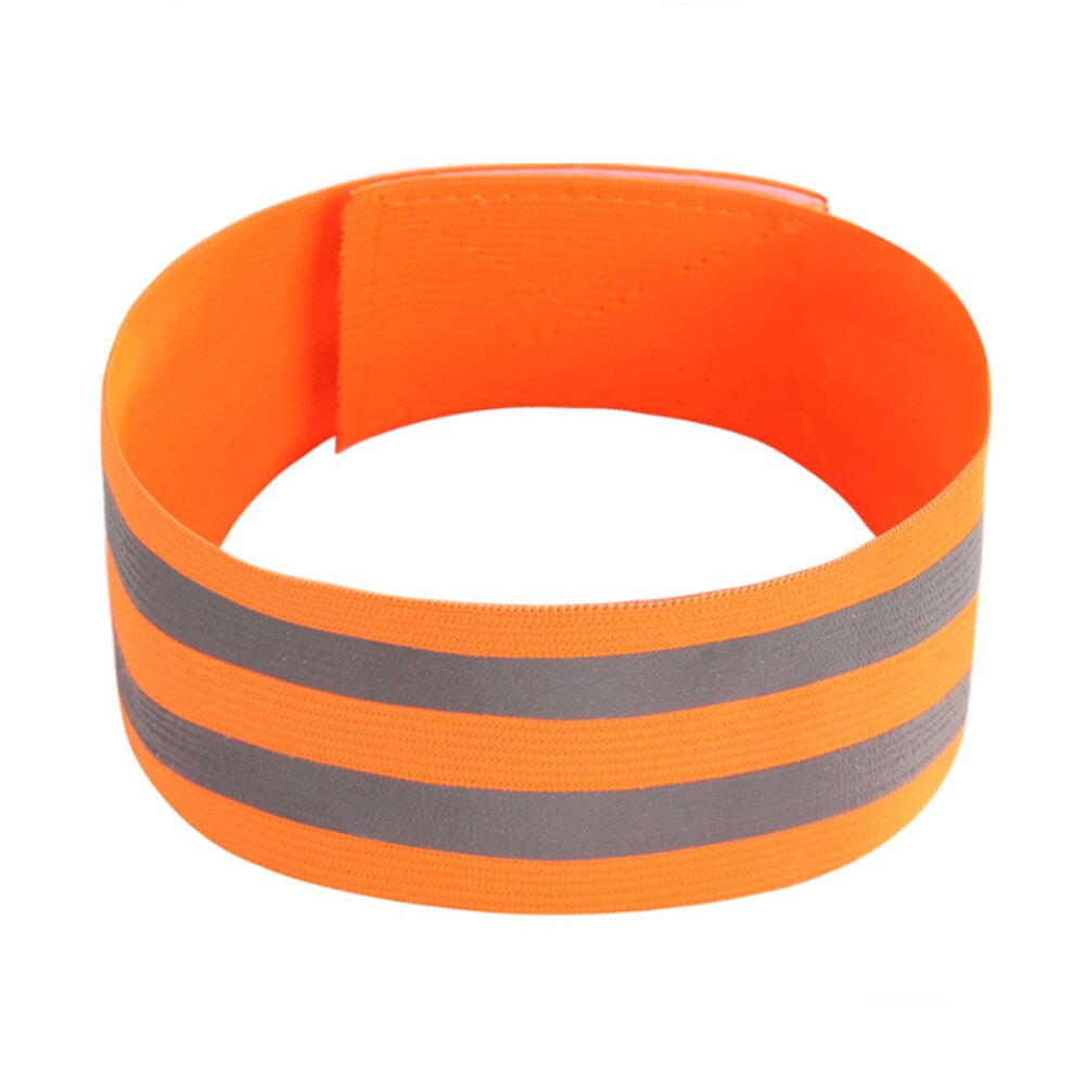 2Pcs Reflective Bands Safety Flashing Armband Belt Glow in the dark Bracelet for Night Jogging Walking Biking Cycling Running: 1PCS orange