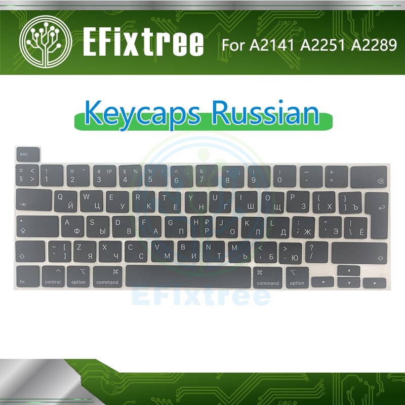 Laptop Toetsenbord A2141 A2289 A2251 Keycaps Russisch Portugees Zwitserse Ons Voor Macbook Pro Retina 13 "16" Toetsen Sleutel cap Set: Arabic
