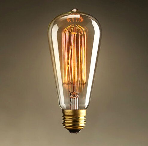 E26 E27 industriel Vintage Edison socle en bois douille lampe de bureau en bois lampe de lecture de Table (ne contient pas d'ampoule): ST64 LAMP BULB