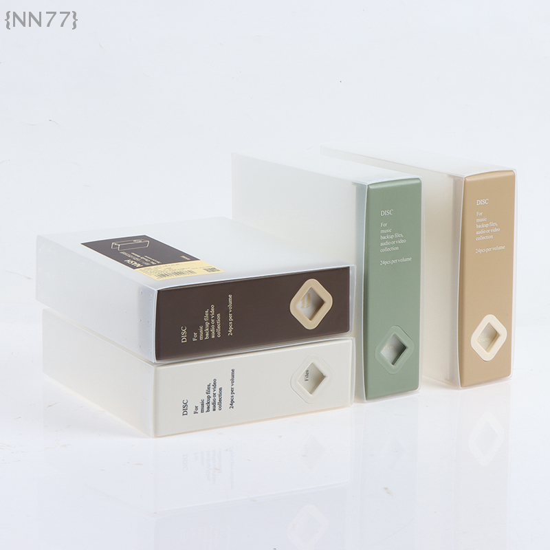 【No】1 Pcs Hard CD/DVD Album Case - 24-Disc Capacity Portable Storage Organizer For Media Collections