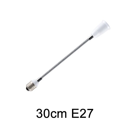 E27 to e27 led -lampunpidikkeen jatkosovittimen pistorasian letkunpidennyslampun jalkamuuntimet 6 9 15 20 30 35 60 cm: 30cm