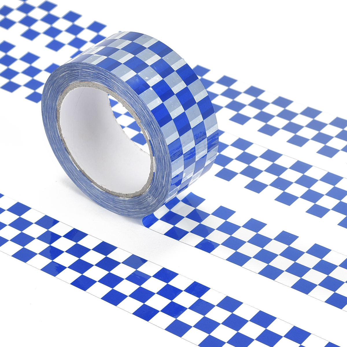 1/Rotolo 48mm * 100m Nero Bianco Giallo Blu Colorato Scacchiera Griglia Bopp Nastro Adesivo Per Adesivo FAI DA TE Pacchetto di Merci Accessori
