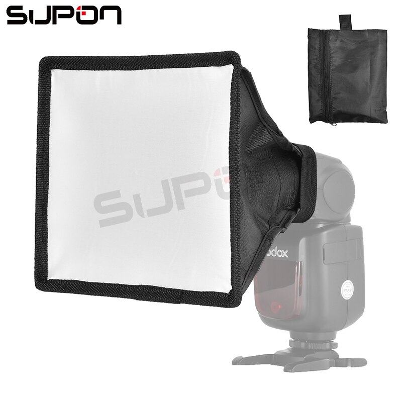 Supon Universele 15X17 Cm Licht Flash Diffuser Opvouwbare Softbox Voor Flash Speedlite Op Camera