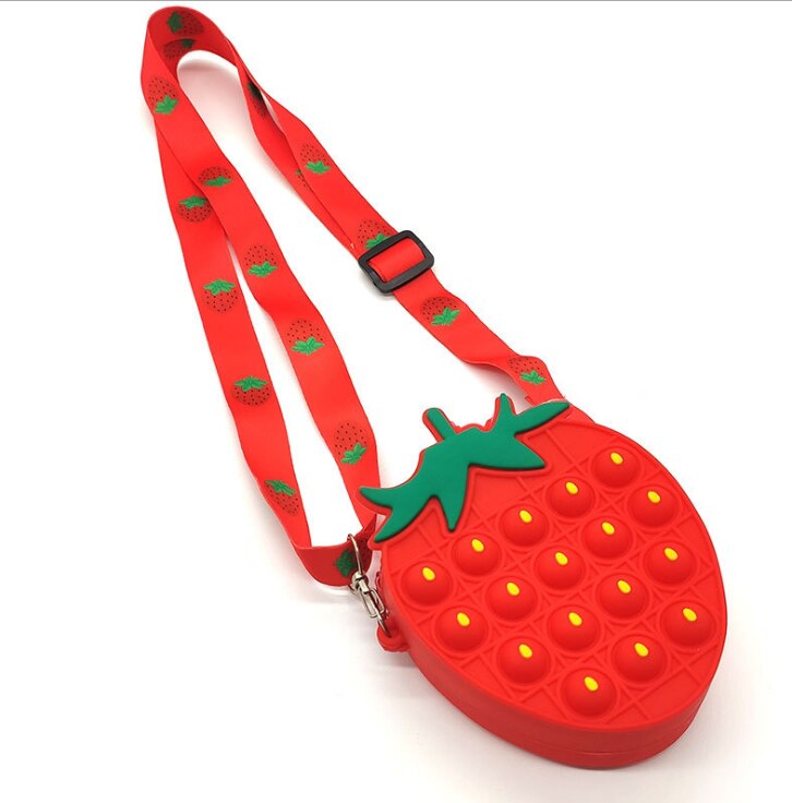 Neue Popper Sensorischen Popet Silikon Push Blase Schreibwaren Lagerung Tasche Popite Poppit Dekompression Geldbörse Popo Es Zappeln Spielzeug: MS-0203