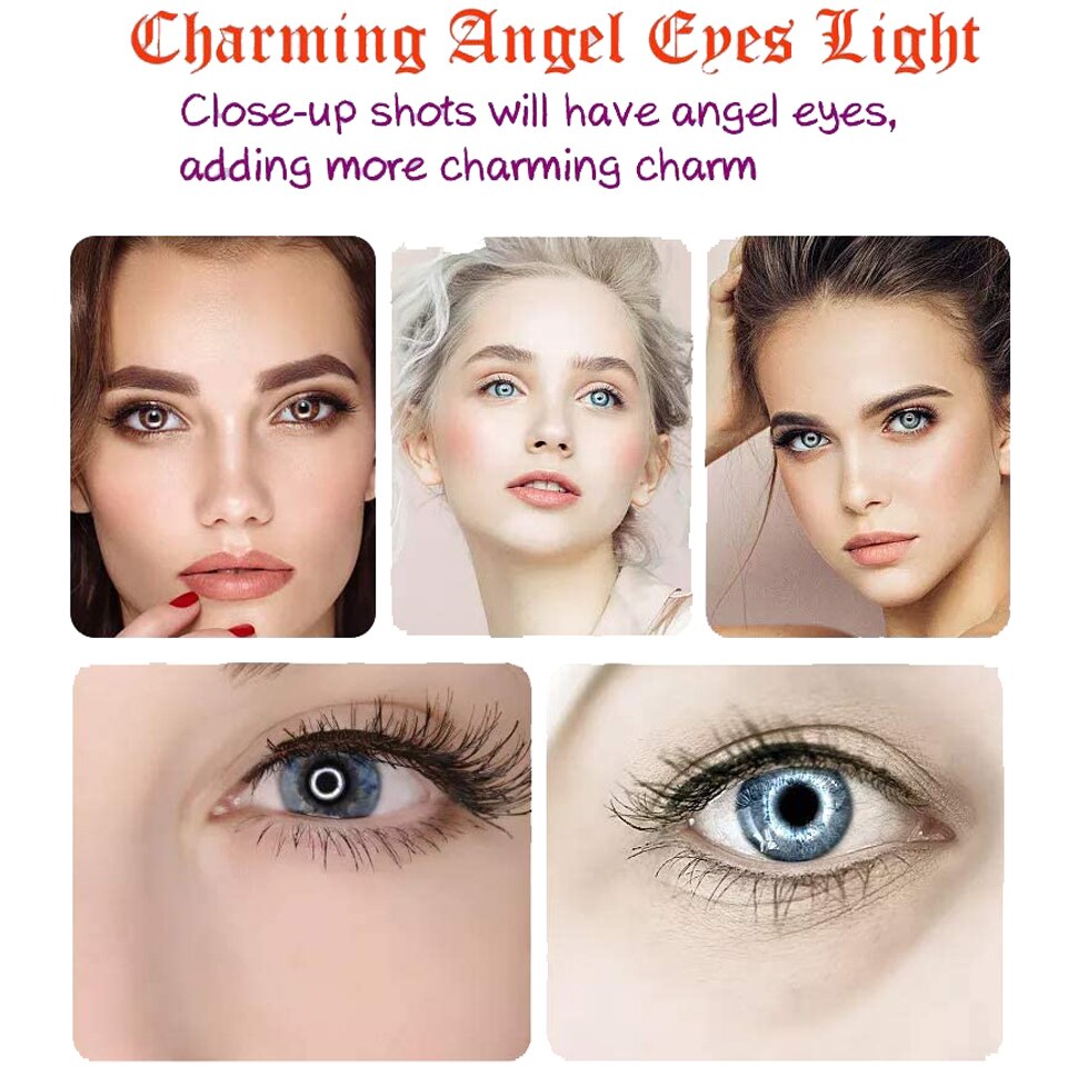 10in Led Kleur Selfie Ring Licht Rgb Fotografie Ringlicht Cirkel Vullen Licht Statief Lamp Telefoon Standhouder Trepied Make-Up
