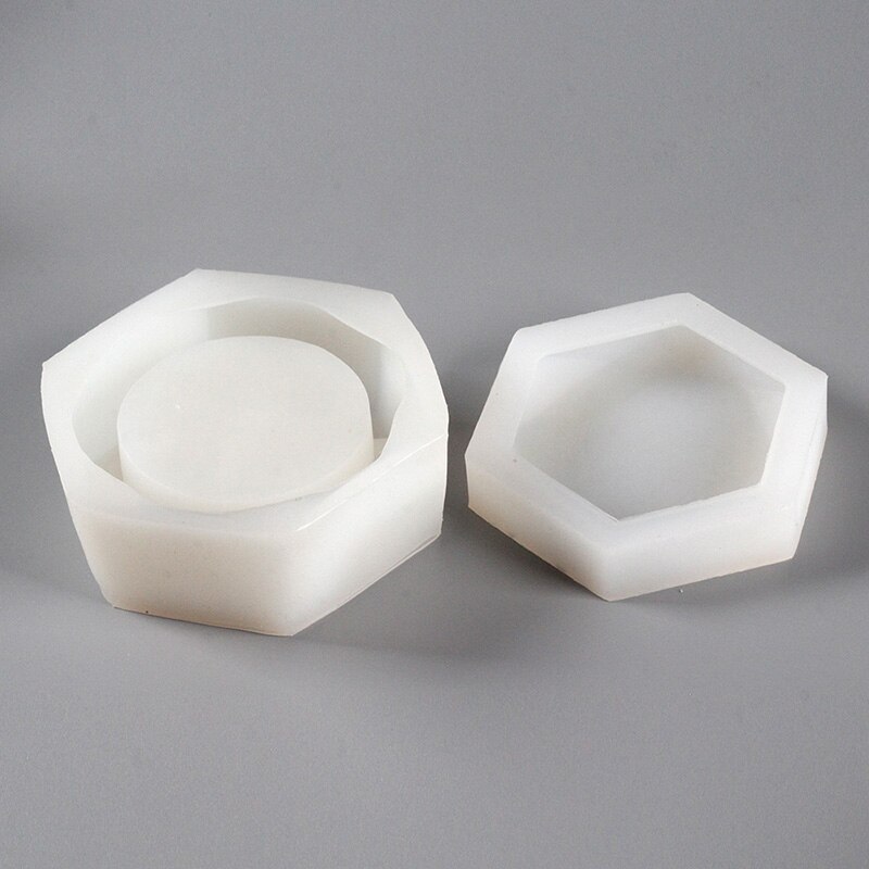 Nicole cementmal geometrische siliconen betonnen asbakmal organizer box gereedschap