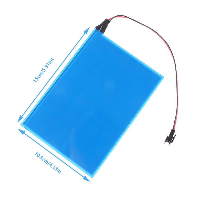 Panel-Hintergrundbeleuchtung, LED-Leuchte, 15 x 13,5 cm, Panel-Hintergrundbeleuchtung, LED-Elektrolumineszenz-El-Hintergrundbeleuchtung mit DC12V-Wechselrichter