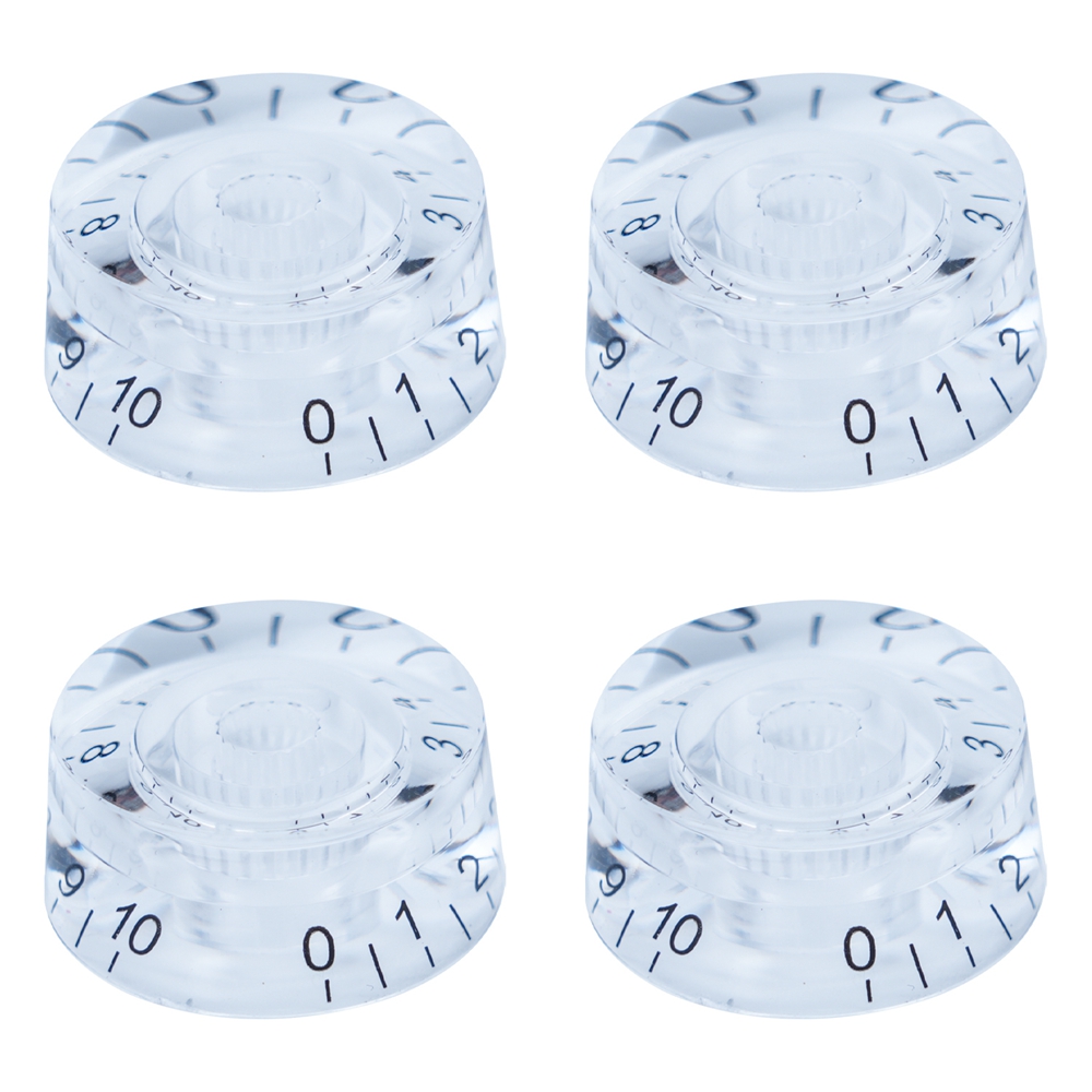 4 stk. guitar volumenknapper top hat knapper hastighed volumen tonepedal kontrolknapper til elektrisk guitar bas 29 farver