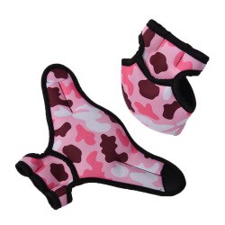 Gym Sport Weighted Gloves Men Women Exercise Boxing Training Body Building Sandbag Wristband Fitness Equipment -40: Pink 2KG