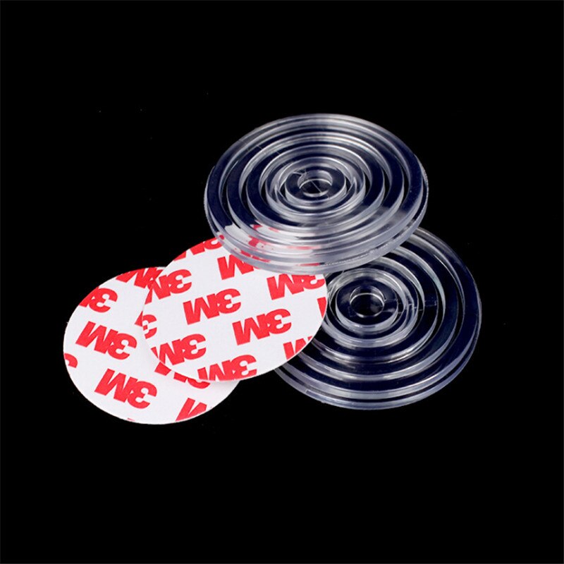 After Wall Thickening Mute Door Fenders Rubber Fender The Handle Door Stopper Lock Protective Pad Wall Stick Anti-collision Pad