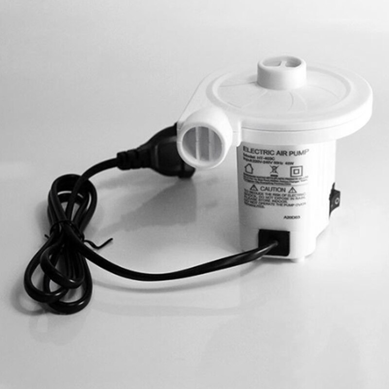 Elektrisk luftpumpe bådpumpe elektrisk pumpe blæser puste op tømning af pumpe til luftseng båd legetøj camping legetøj luft seng -eu stik
