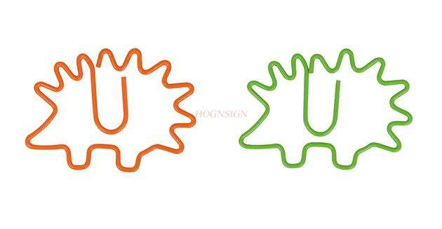 15 stk to-farvet pindsvin papirclips tegneserie papirclips dyre papirklip papirclips farve papirclips