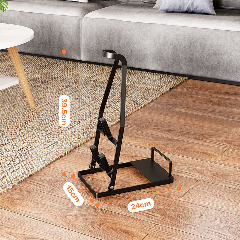 Aspirateur à bâton de support d'aspirateur, sans perçage, support d'aspirateur pour aspirateur et accessoires sans fil: vert clair