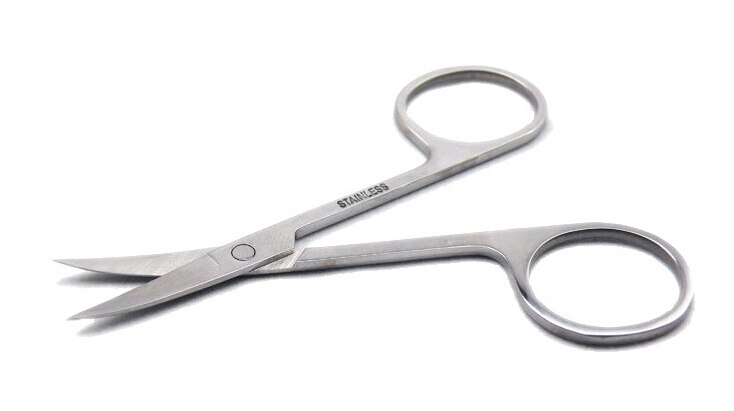 EyeBrow Hair Scissors Cutter Stainless Steel Trimming Mini Facial Hair Brow Shaper Makup Beauty Tool