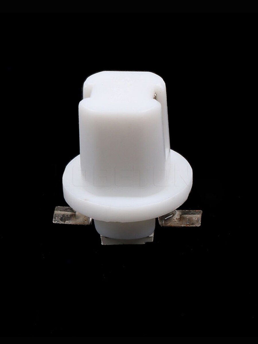 Newest 10pcs colorful B8.5D 509T B8.5 5050 Led 1 SMD T5 Lamp Car Gauge Speedo Dash Bulb Dashboard instrument Light 12v: White