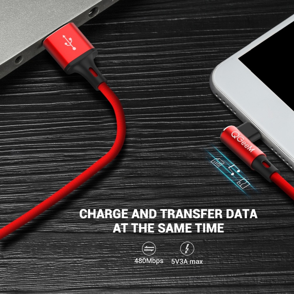 QGEEM USB Type-C Kabel Voor Samsung Note 8 S8 Xiao mi mi A1 mobiele TELEFOON Type C Kabel snel Opladen Kabel USB Type C Lader Kabel