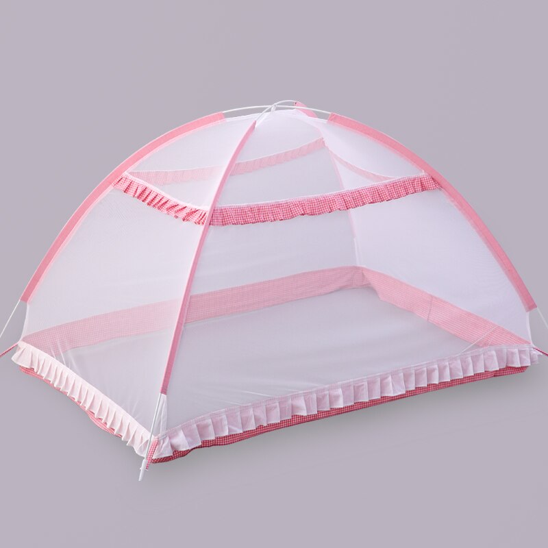 Babyseng kalesje uten bunn bærbar sammenleggbar babyseng myggnett låve myggtelt 65*115cm låve utendørs campingtelt: Xiaogehong