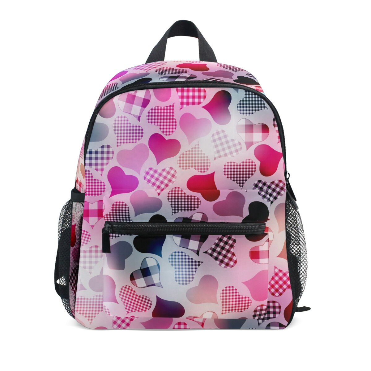 Moda Coração Vermelho Com Amor Texto Mochilas Bonito meninas do Estudante Da Escola Sacos Mochila Meninas Luxo Adolescente do Sexo Feminino Saco Da Senhora Saco de Livro: 01