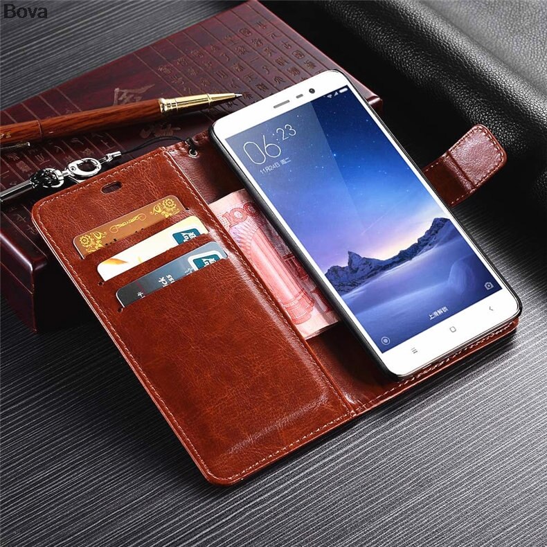Redmi Note 3 kaarthouder beschermhoes voor Xiaomi Redmi Note 3 Pro pu case wallet flip cover (alleen voor Standaard Model)