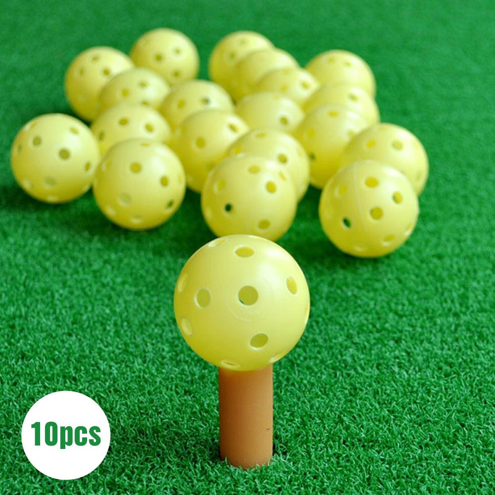 50pcs 41mm Hollow Golf Balls Golf Training Balls Portable Indoor Golf Hollow Ball Sports Outdoor Trainer