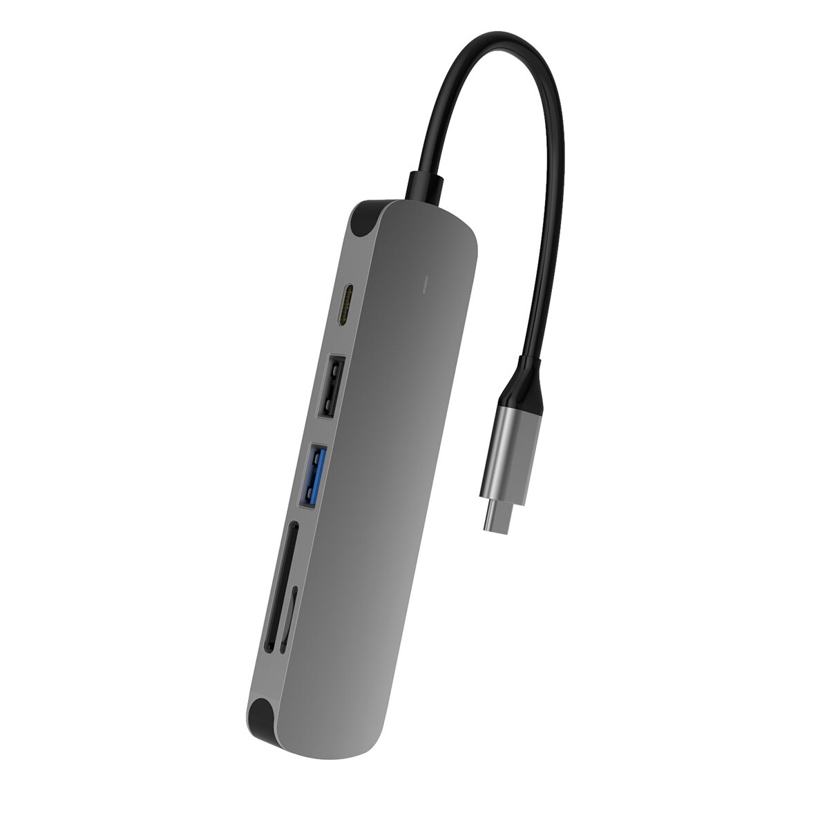 Adaptador de carga usb c para hdmi, hub usb 3.0, doca sd tf para macbook pro air, dell, hp, lenovo, tipo c