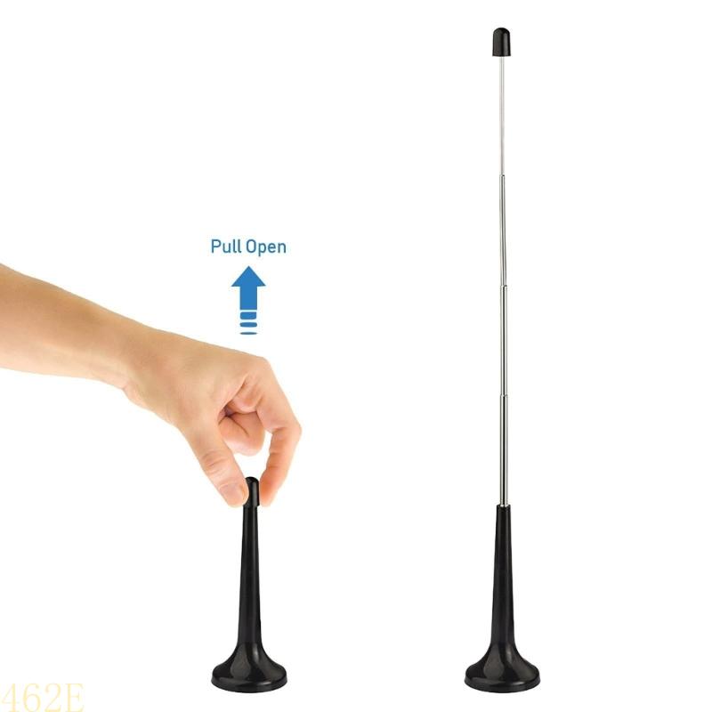 462E amplifizierte Antennen mit 3 Adaptern FM -Funkantennen tupfen Sie FM -Antennen hohe Gewinne