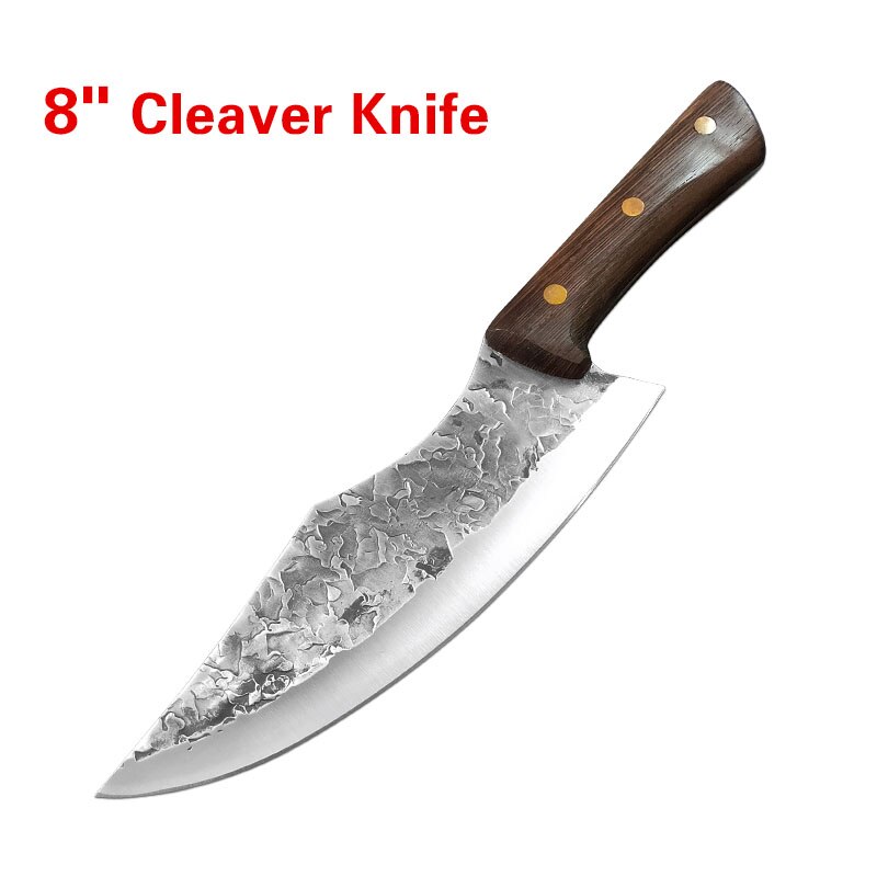 Chinese Kitchen Chef Knife Multifunctional Meat Cleaver Vegetable Cutter Butcher Knife Slicing Knife Cooking Tools: B